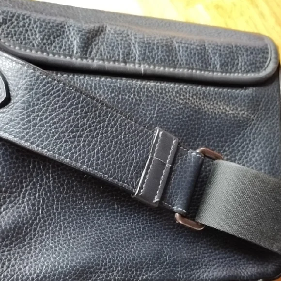 Coach Sullivan Flap Crossbody Bag Blue Leather - Picture 15 of 15